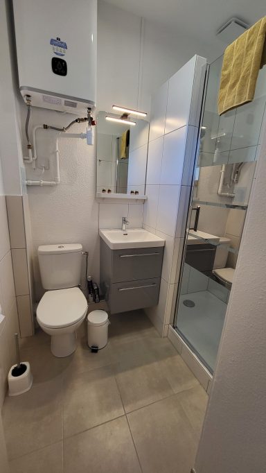 Salle de bains entièrement rénovée